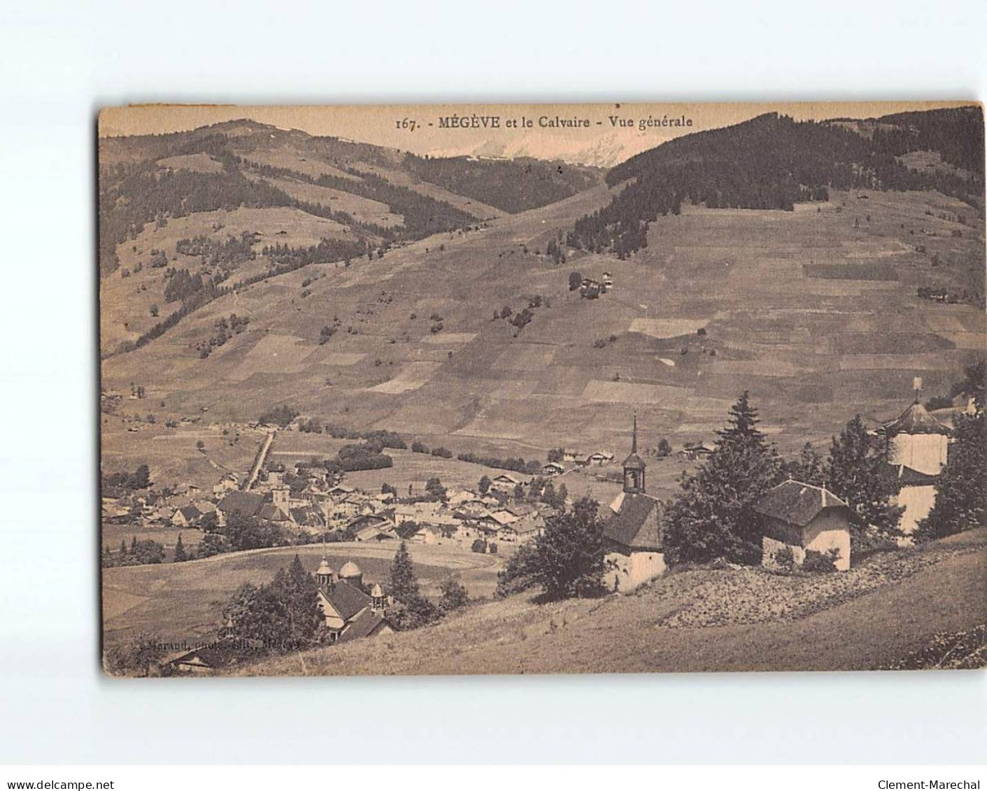 MEGEVE Et Le Calvaire, Vue Générale - état - Megève