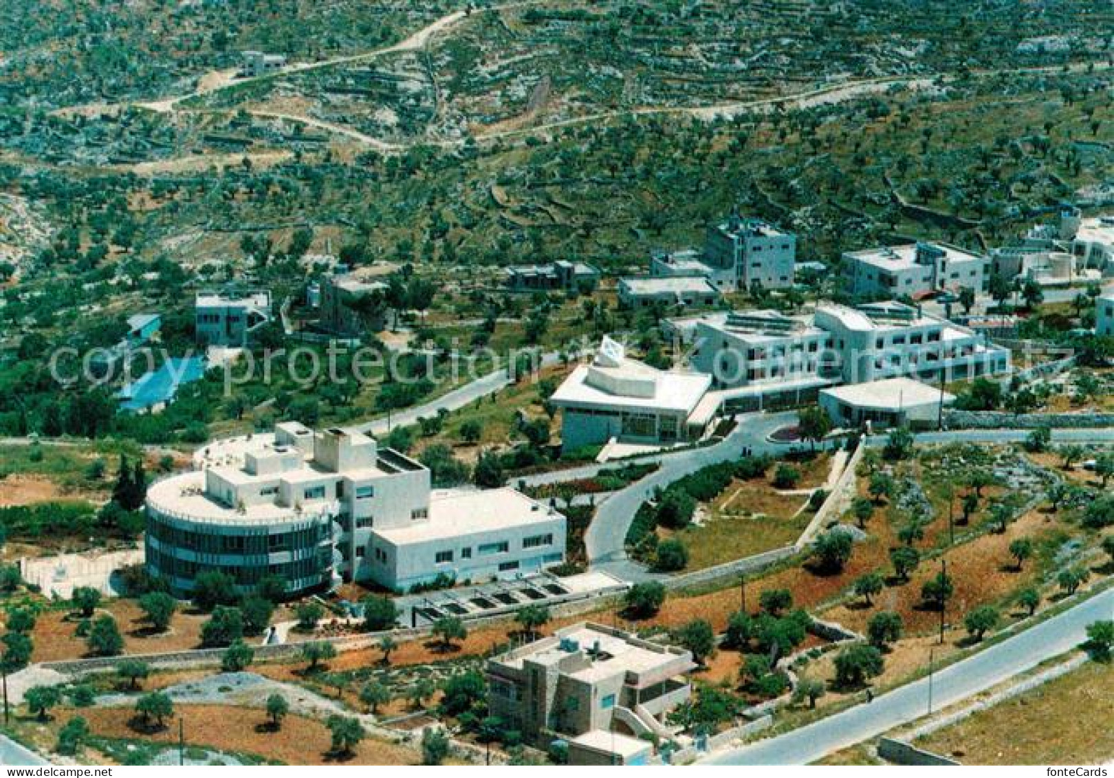 72674220 Bethlehem Yerushalayim Caritas Baby Hospital Aerial View Bethlehem - Israel