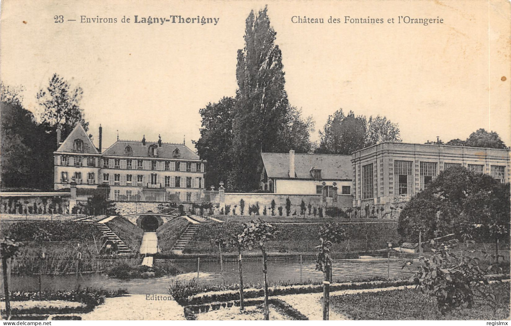 77-LAGNY THORIGNY-CHÂTEAU DES FONTAINES -N°T2411-E/0319 - Lagny Sur Marne