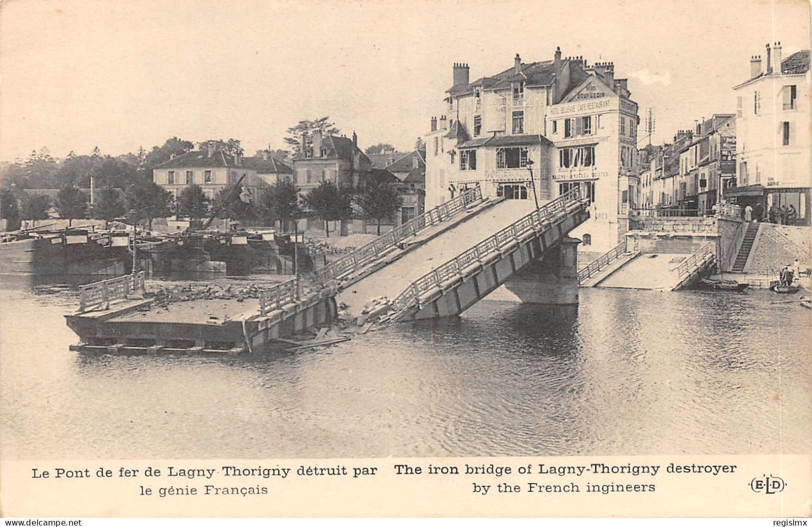 77-LAGNY-PONT DETRUIT PAR LE GENIE Français-N°T2411-E/0313 - Lagny Sur Marne