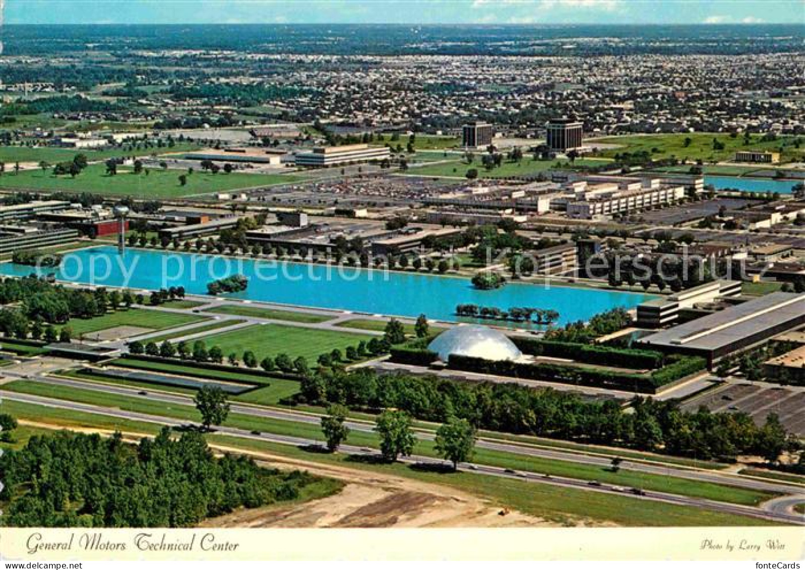 72672113 Warren_Michigan General Motors Technical Center Air View - Other & Unclassified