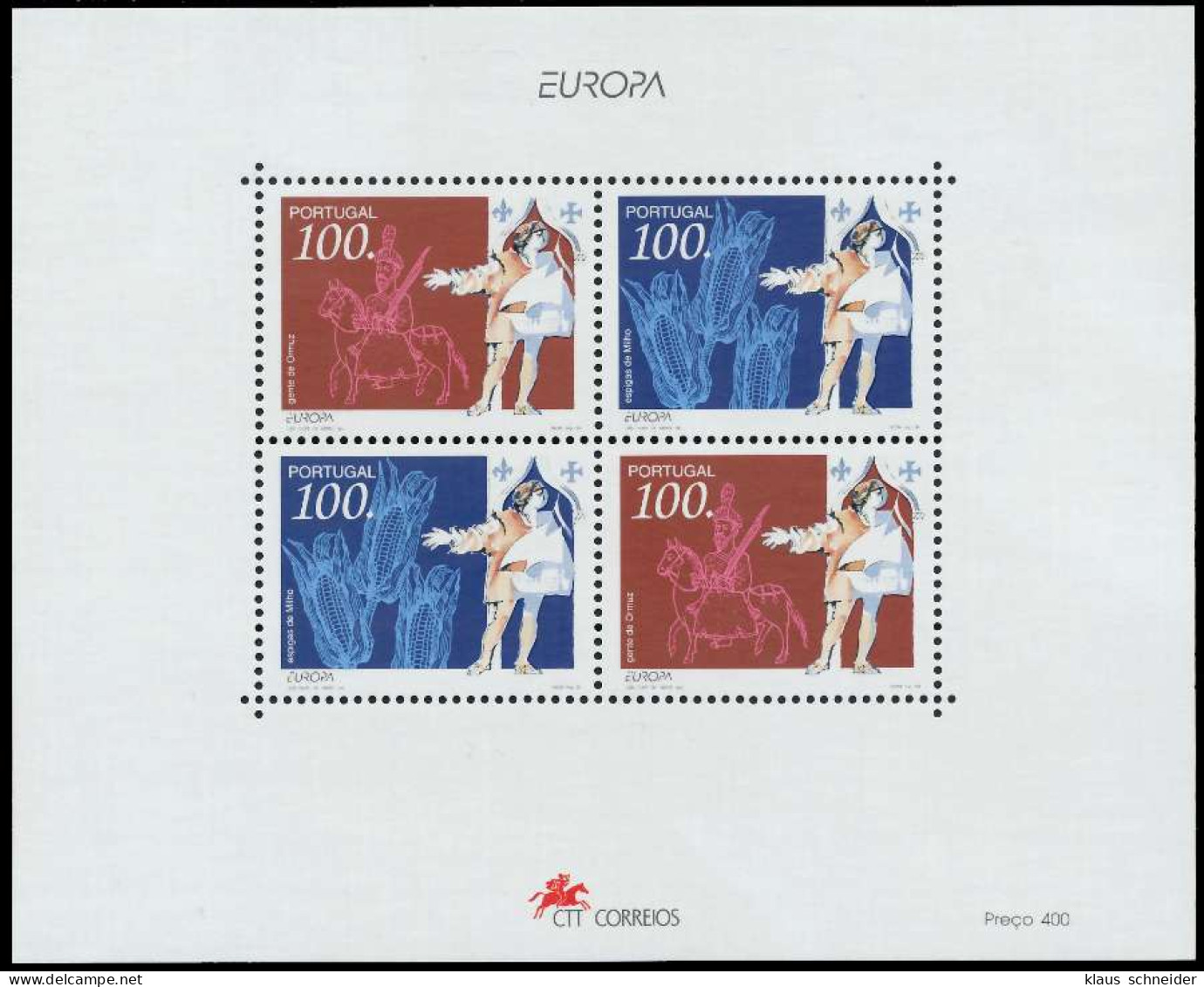 PORTUGAL Block 99 Postfrisch X08E982 - Blocks & Sheetlets