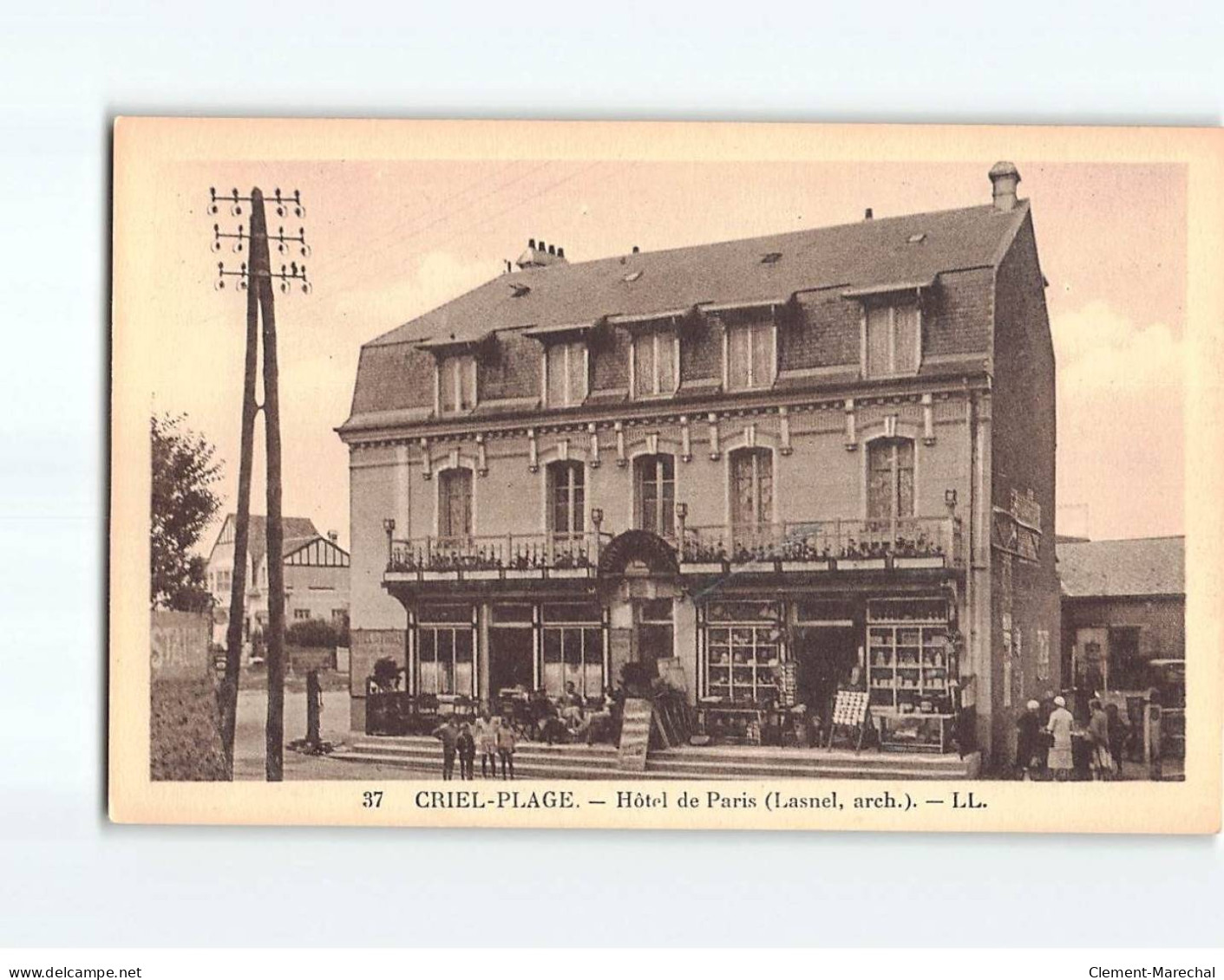 CRIEL PLAGE : Hôtel De Paris - Très Bon état - Criel Sur Mer