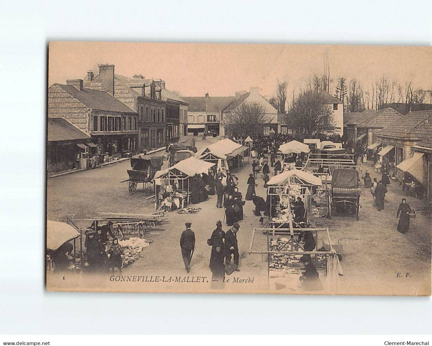 GONNEVILLE LA MALLET : Le Marché - état - Sonstige & Ohne Zuordnung