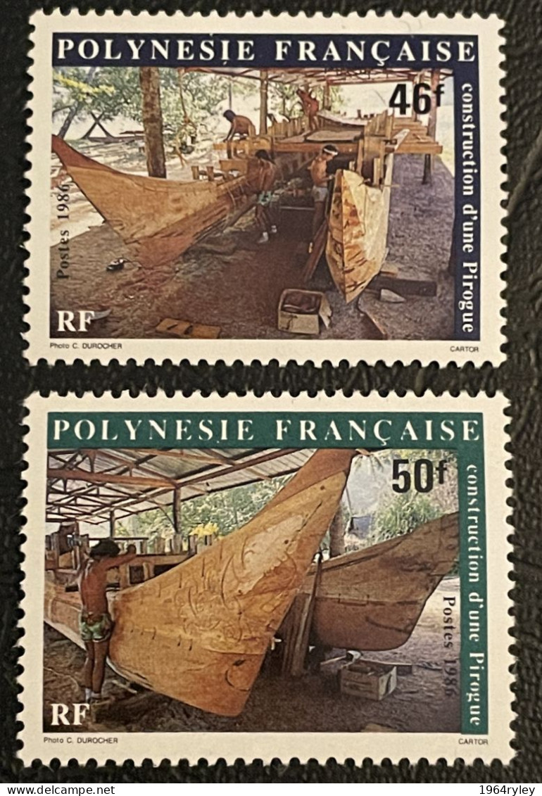 FRENCH POLYNESIA - MNH** - 1986 -  # 266/267 - Ongebruikt