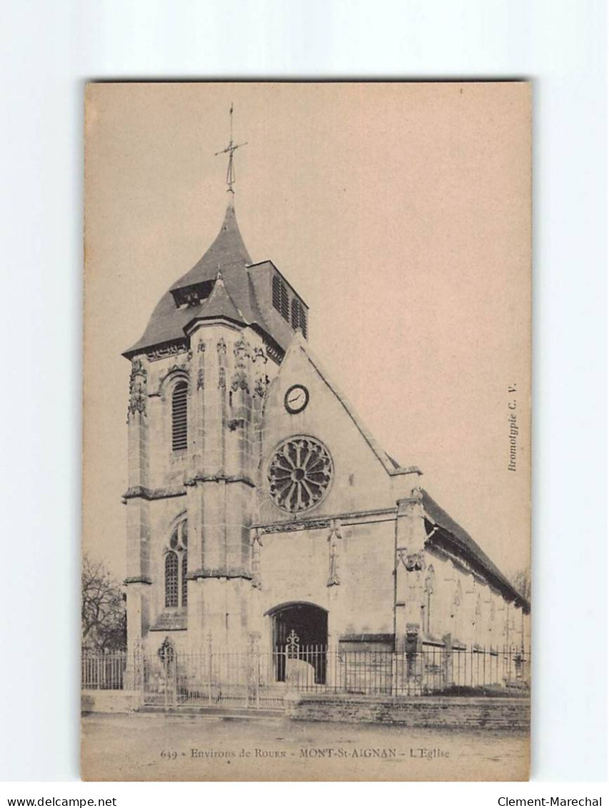 MONT SAINT AIGNAN : L'Eglise - état - Mont Saint Aignan
