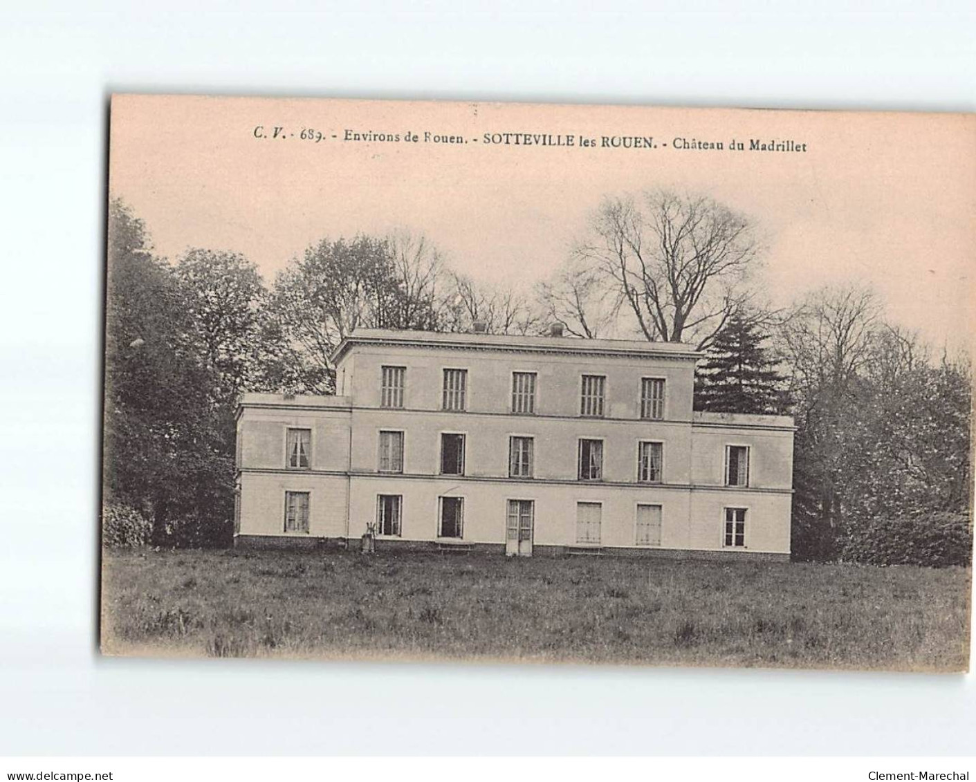 SOTTEVILLE LES ROUEN : Château Du Madrillet - état - Sotteville Les Rouen