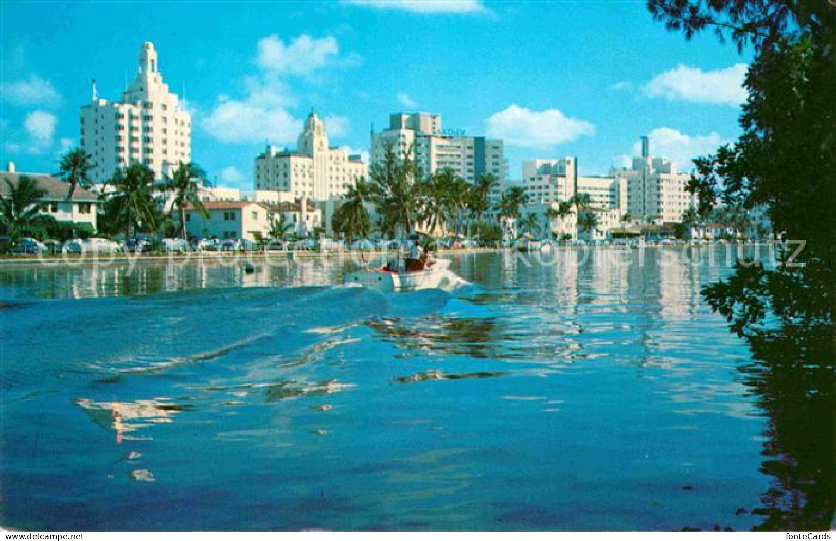 72671413 Miami_Florida Hotel Row And Indian Creek - Altri & Non Classificati