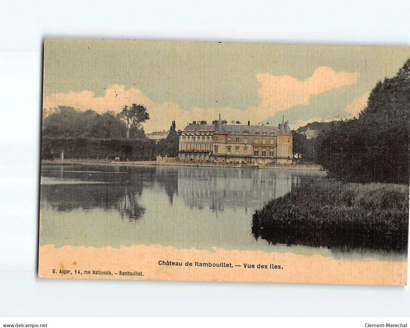 RAMBOUILLET : Le Château, Vue Des Iles - Très Bon état - Rambouillet (Château)