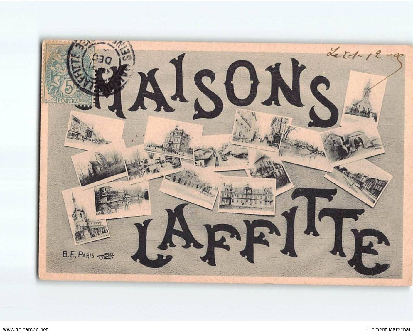 MAISON LAFFITTE : Carte Souvenir - état - Maisons-Laffitte