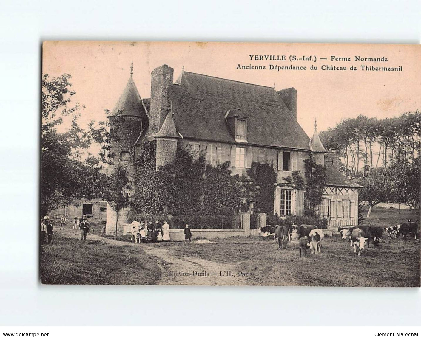 YERVILLE : Ferme Normande, Ancienne Dépendance Du Château De Thibermesnil - Très Bon état - Yerville