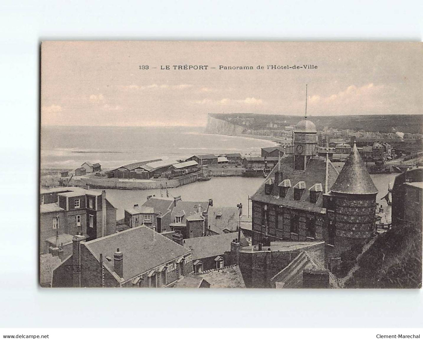 LE TREPORT : Panorama De L'Hôtel De Ville - Très Bon état - Le Treport