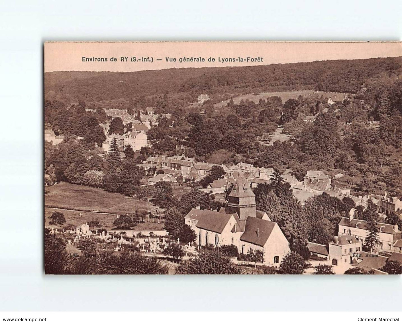 Vue Générale De Lyons-la-Forêt - état - Sonstige & Ohne Zuordnung