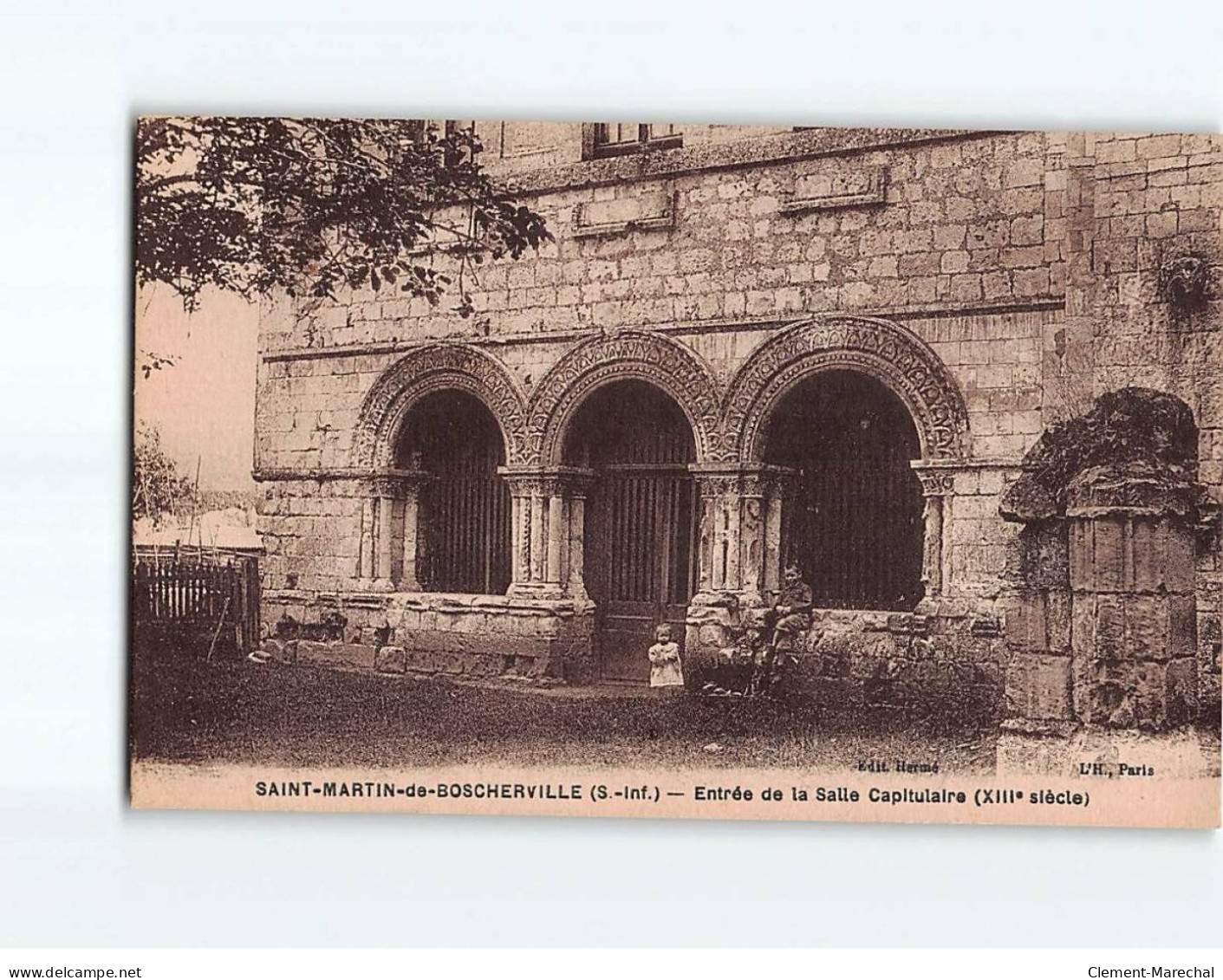 SAINT MARTIN DE BOSCHERVILLE : Entrée De La Salle Capitulaire - Très Bon état - Saint-Martin-de-Boscherville