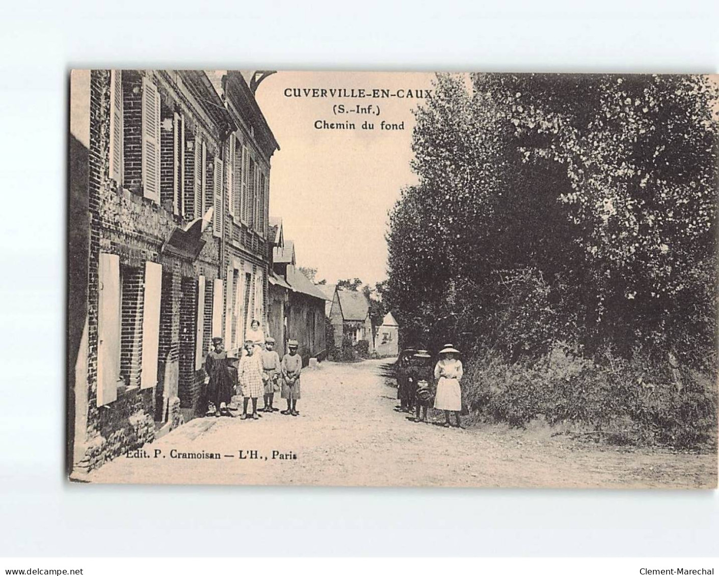 CUVERVILLE EN CAUX : Chemin Du Fond - Très Bon état - Other & Unclassified