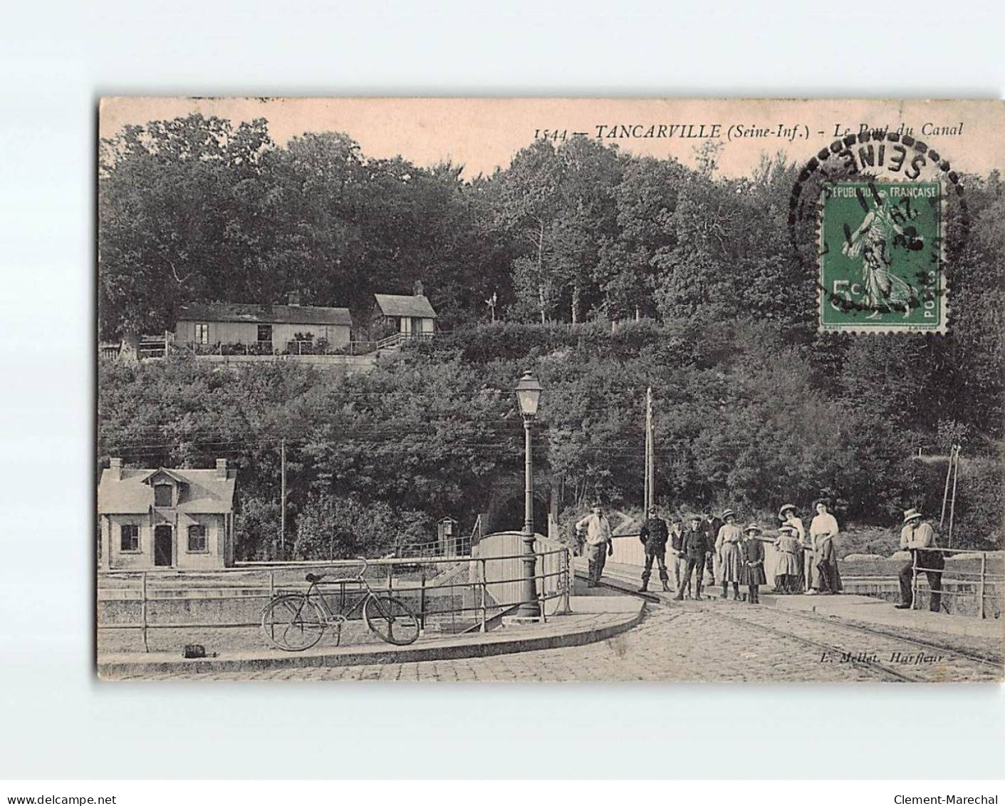 TANCARVILLE : Le Pont Du Canal - état - Tancarville