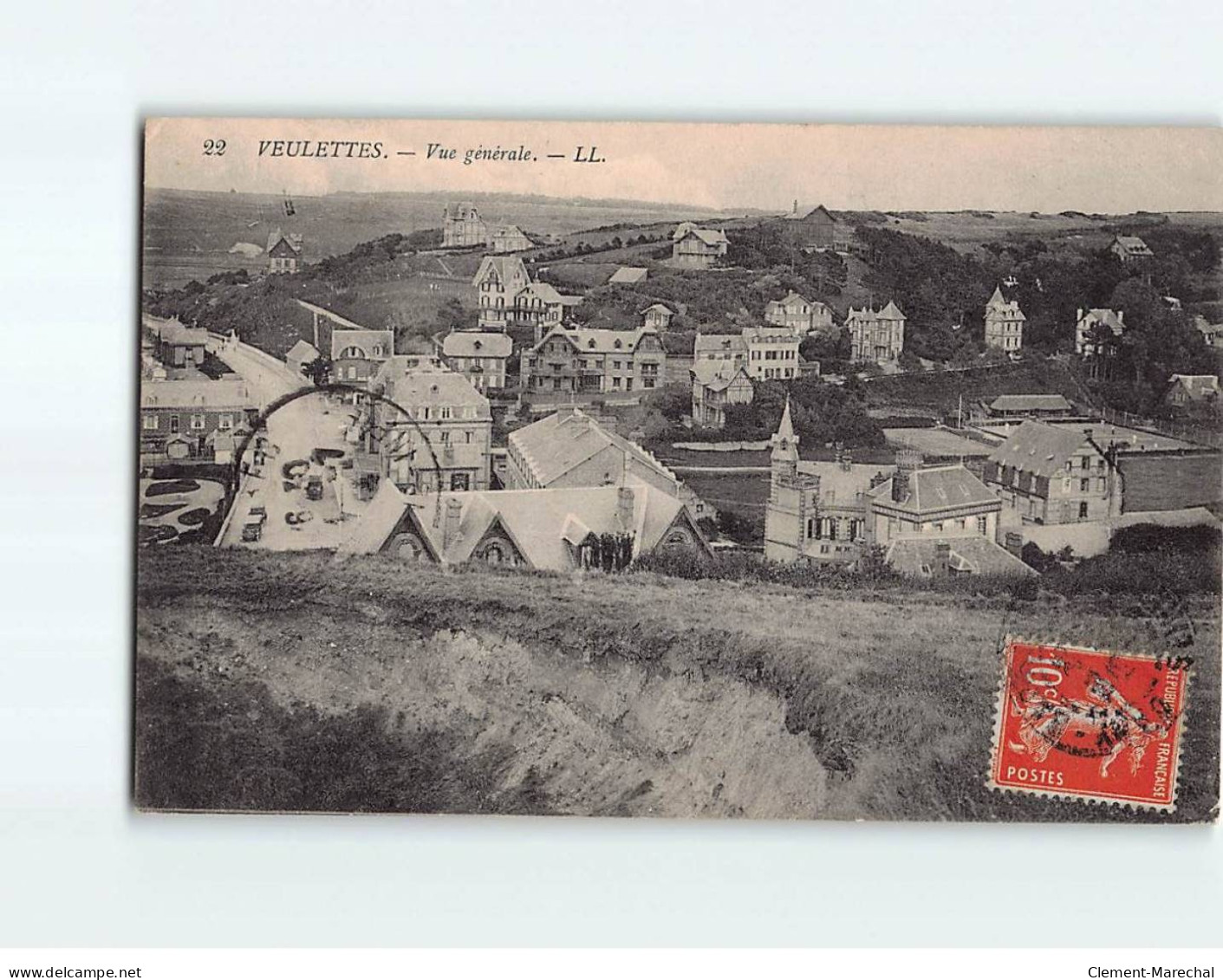 VEULETTES SUR MER : Vue Générale - état - Andere & Zonder Classificatie