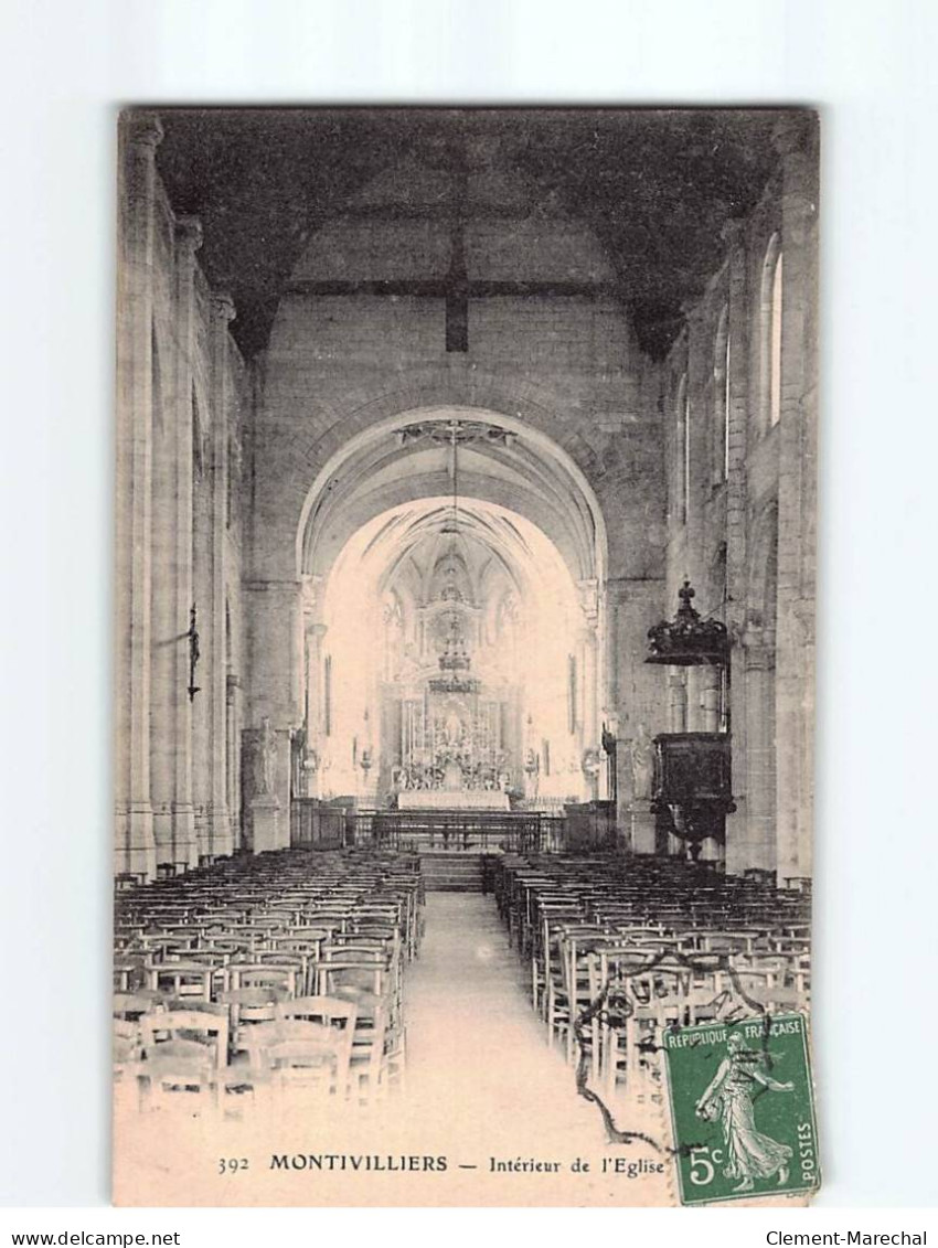 MONTIVILLIERS : Intérieur De L'Eglise - Très Bon état - Montivilliers