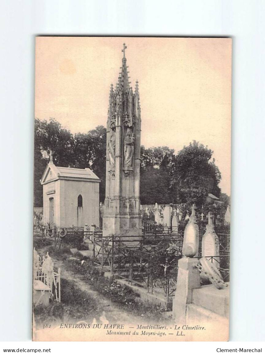 MONTIVILLIERS : Le Cimetière, Monument Du Moyen-Age - Très Bon état - Montivilliers