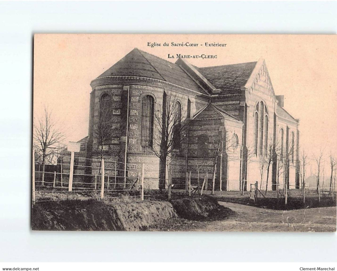 LA MARE AU CLERC : Eglise Du Sacré-Coeur, Extérieur - Très Bon état - Andere & Zonder Classificatie