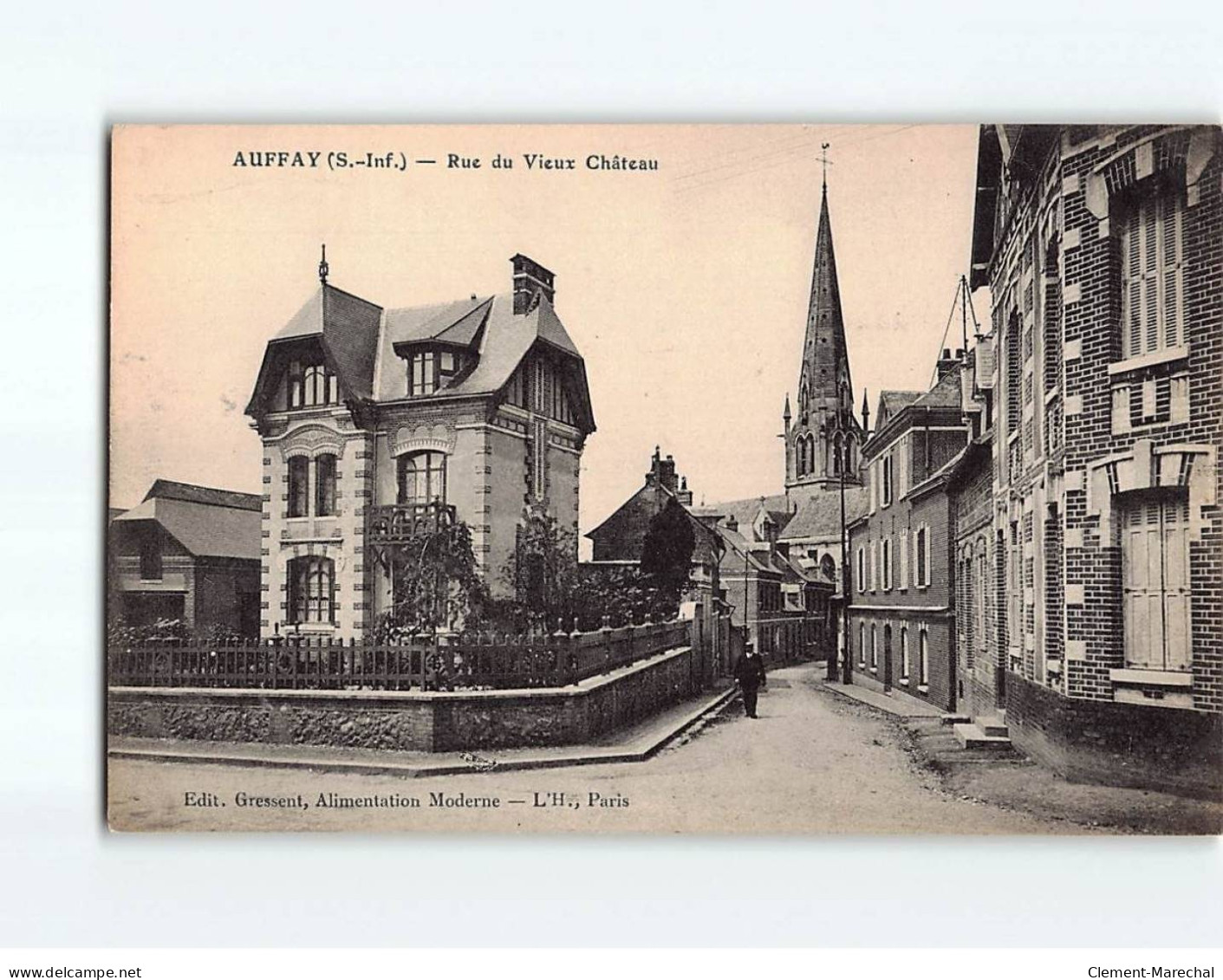 AUFFAY : Rue Du Vieux Château - Très Bon état - Auffay