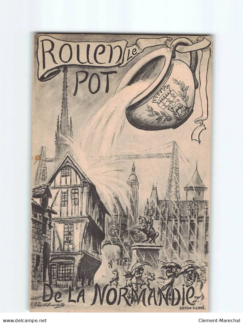 ROUEN : Carte Souvenir - Très Bon état - Rouen