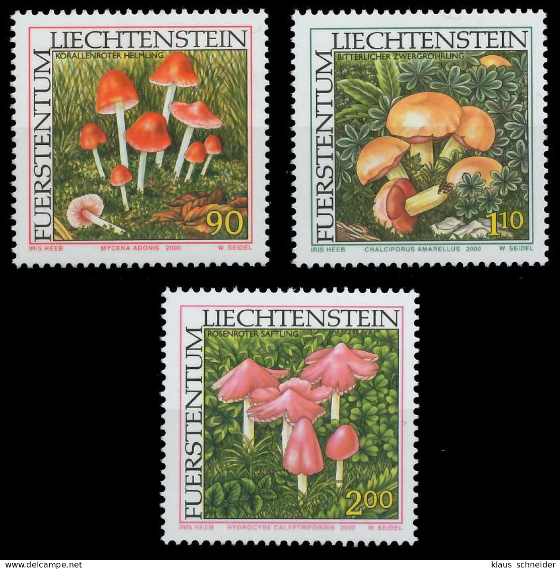 LIECHTENSTEIN 2000 Nr 1252-1254 Postfrisch SEE19CE - Unused Stamps