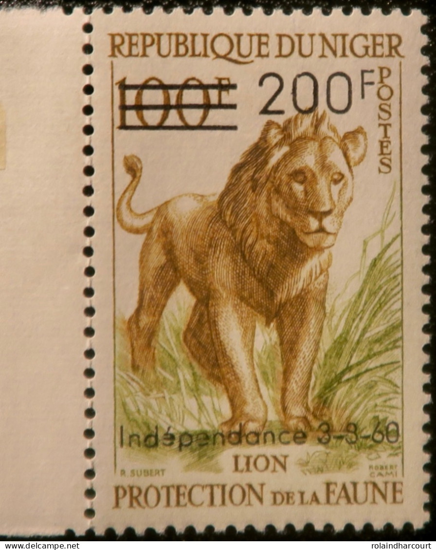 LP3844/2270 - NIGER - 1960 - Lion - N°111 NEUF** - Cote (2024) : 18,00 € - Níger (1960-...)