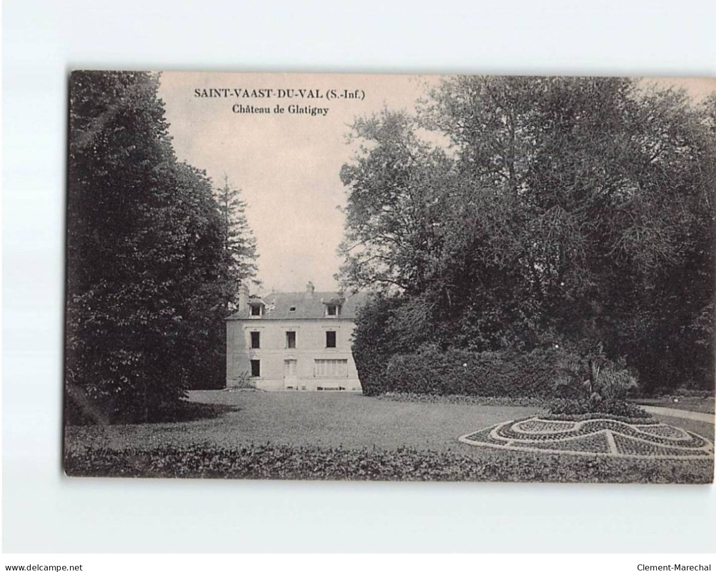 SAINT VAAST DU VAL : Château Du Glatigny - Très Bon état - Autres & Non Classés