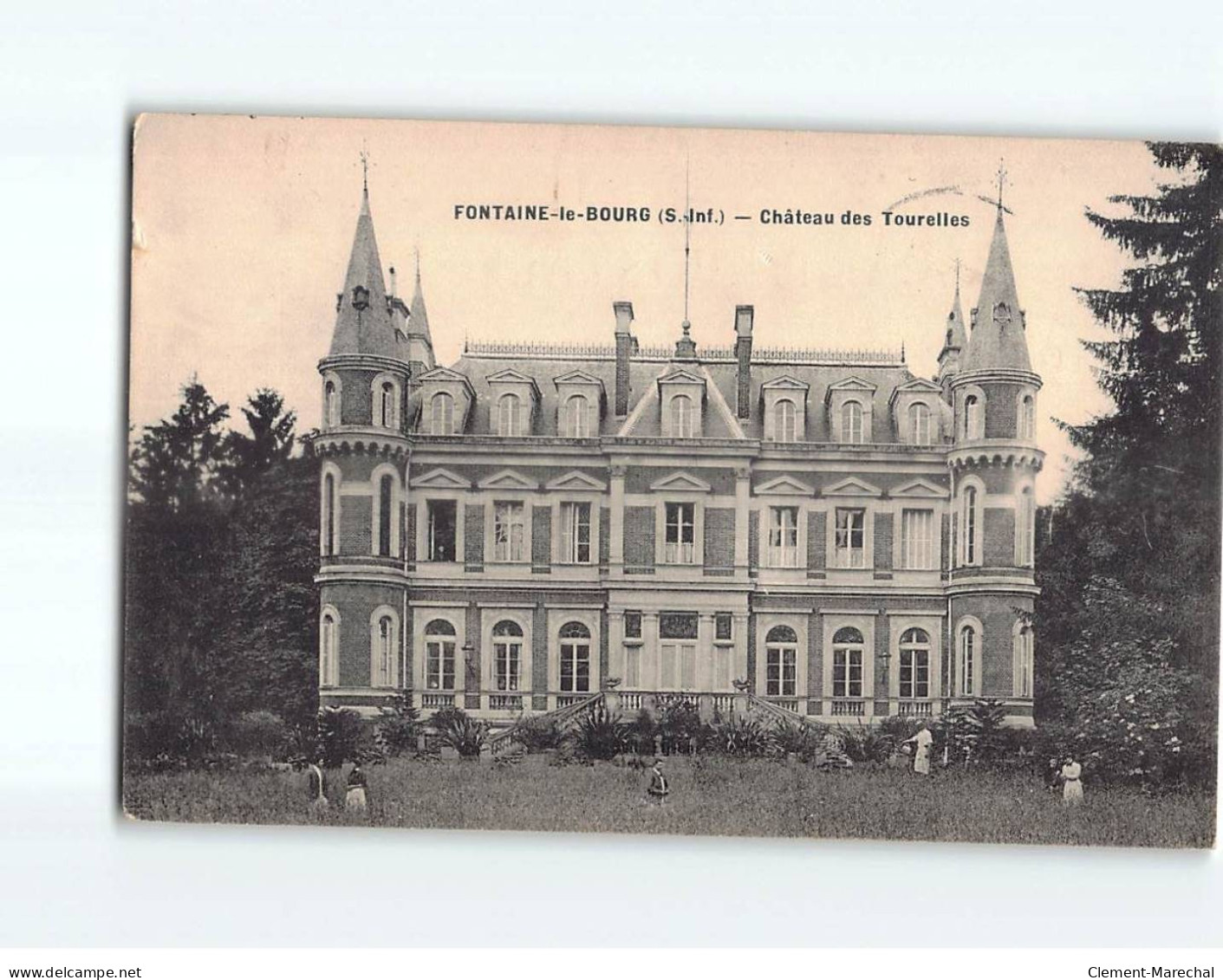 FONTAINE LE BOURG : Château Des Tourelles - état - Autres & Non Classés