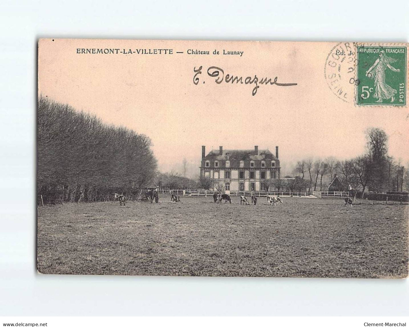 ERNEMONT LA VILLETTE : Château De Launay - Très Bon état - Other & Unclassified