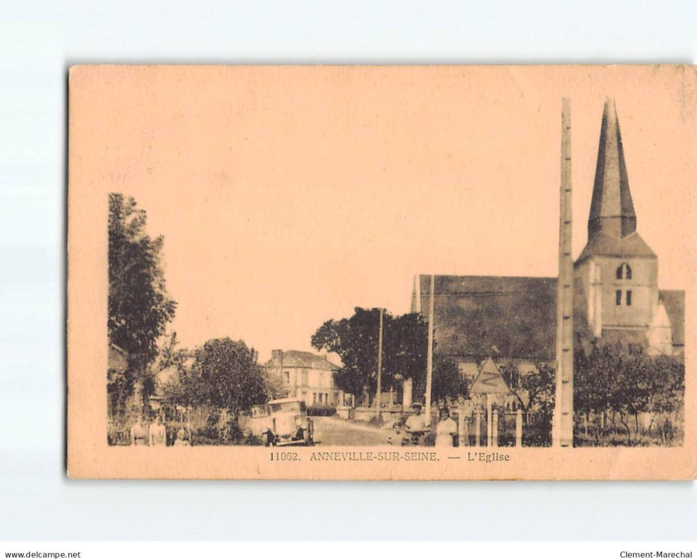 ANNEVILLE SUR SEINE : L'Eglise - état - Other & Unclassified