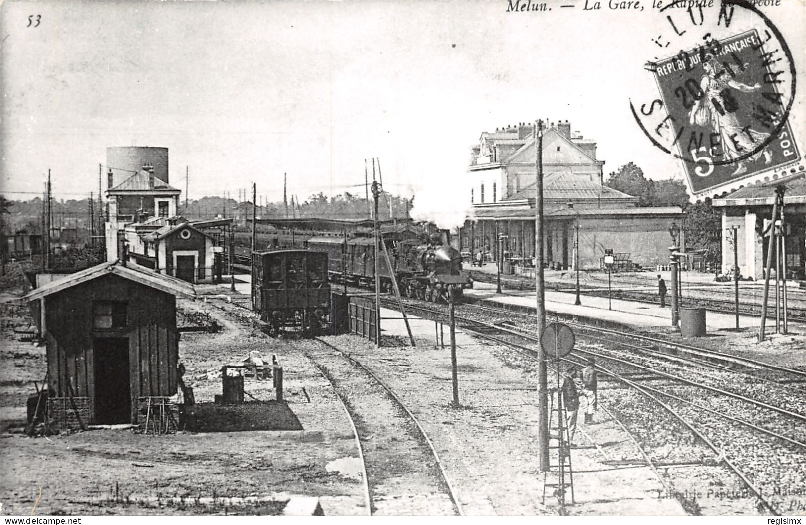 77-MELUN-LA GARE-N°T2411-H/0211 - Melun