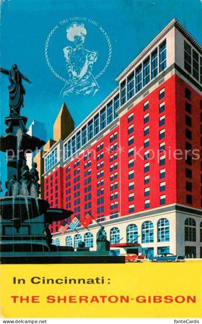 72671374 Cincinnati Ohio The Sheraton Gibson Hotel  - Andere & Zonder Classificatie