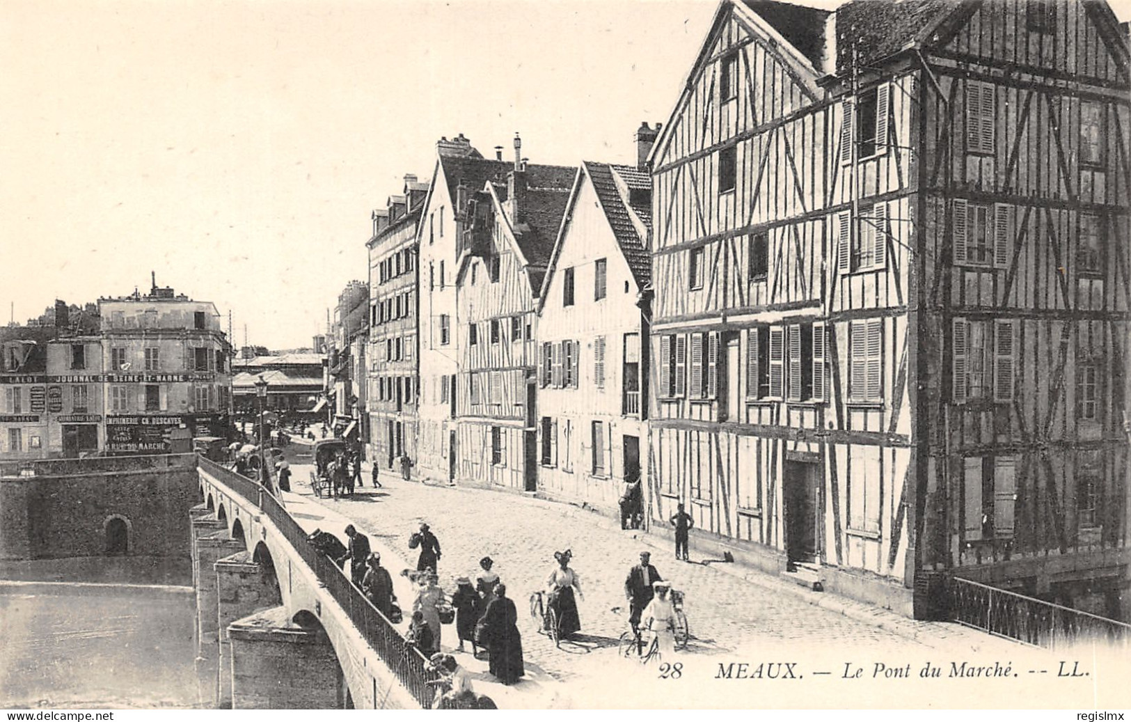 77-MEAUX-PONT DU MARCHE-N°T2411-G/0173 - Meaux