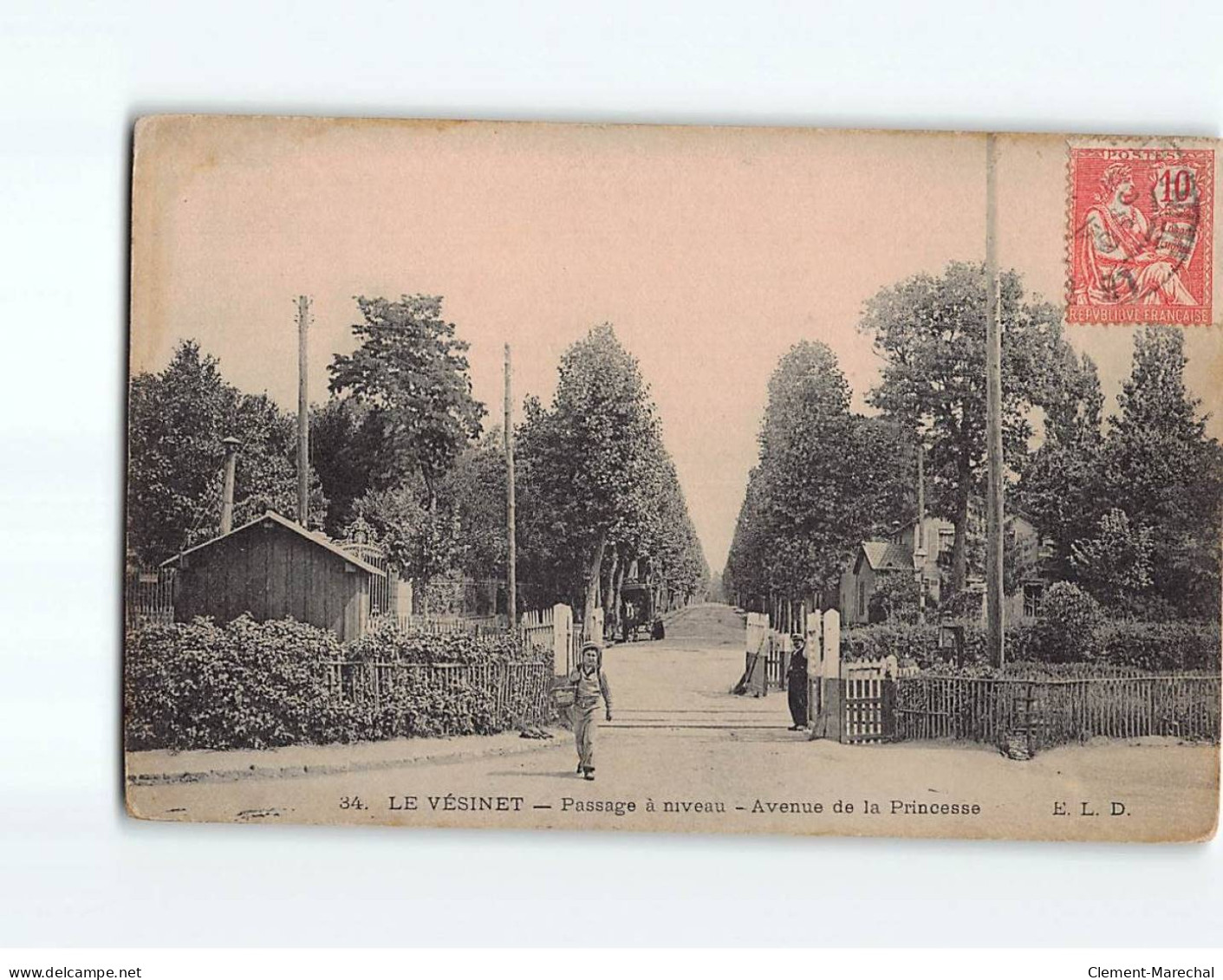 LE VESINET : Passage à Niveau, Avenue De La Princesse - état - Le Vésinet