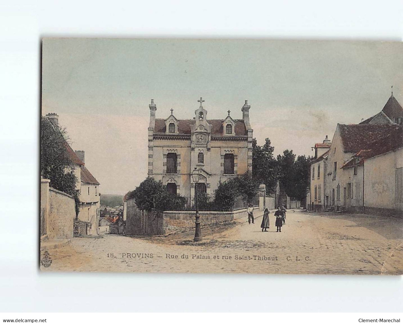 PROVINS : Rue Du Palais Et Rue Saint-Thibaut - état - Provins