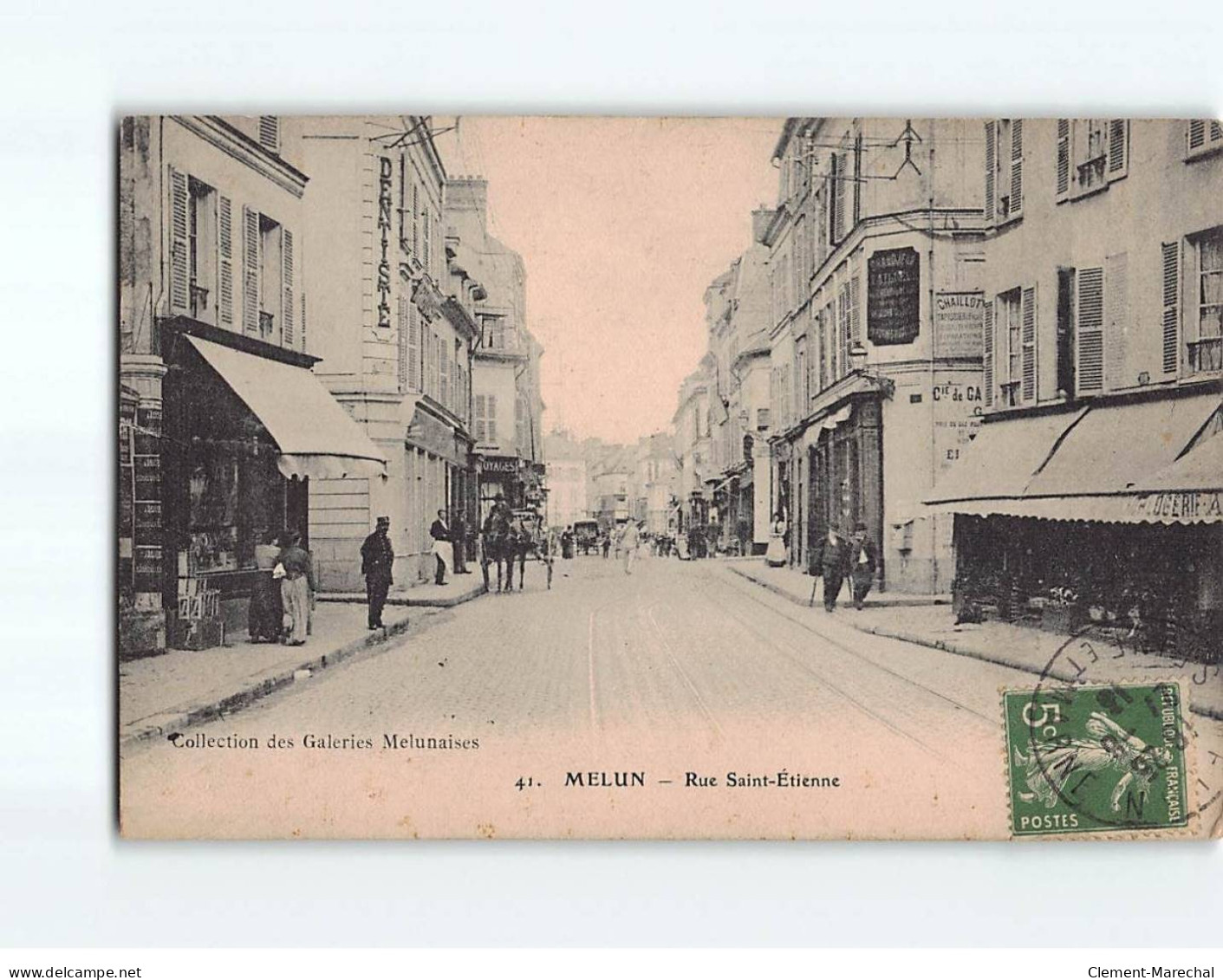 MELUN : Rue Saint Etienne - état - Melun