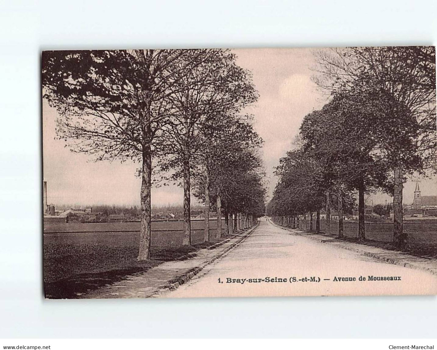 BRAY SUR SEINE : Avenue De Mousseaux - état - Bray Sur Seine