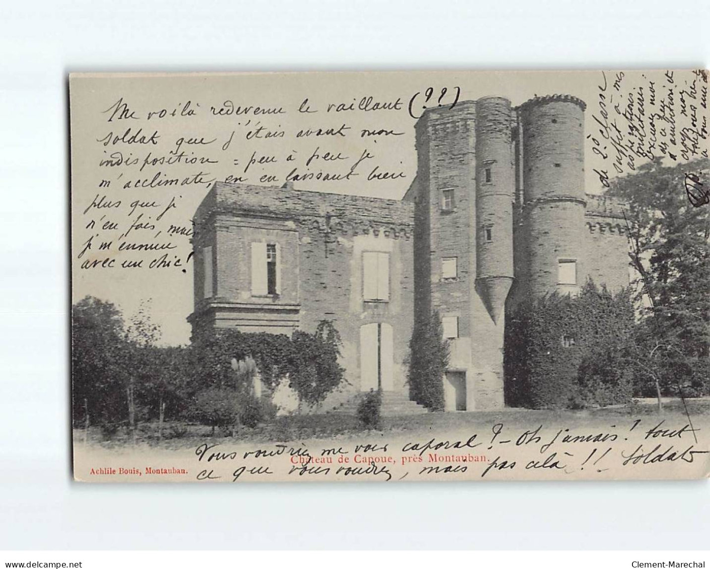 Château De CAPOUE - état - Andere & Zonder Classificatie