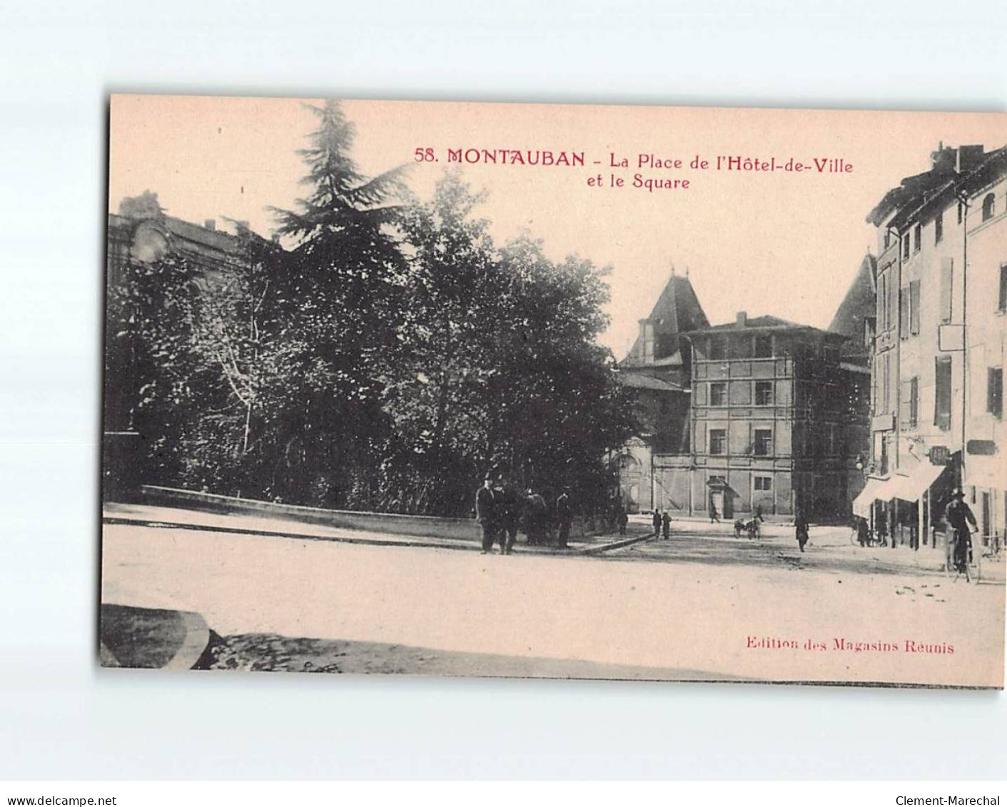 MONTAUBAN : Place De L'hôtel De Ville Et Le Square - Très Bon état - Montauban