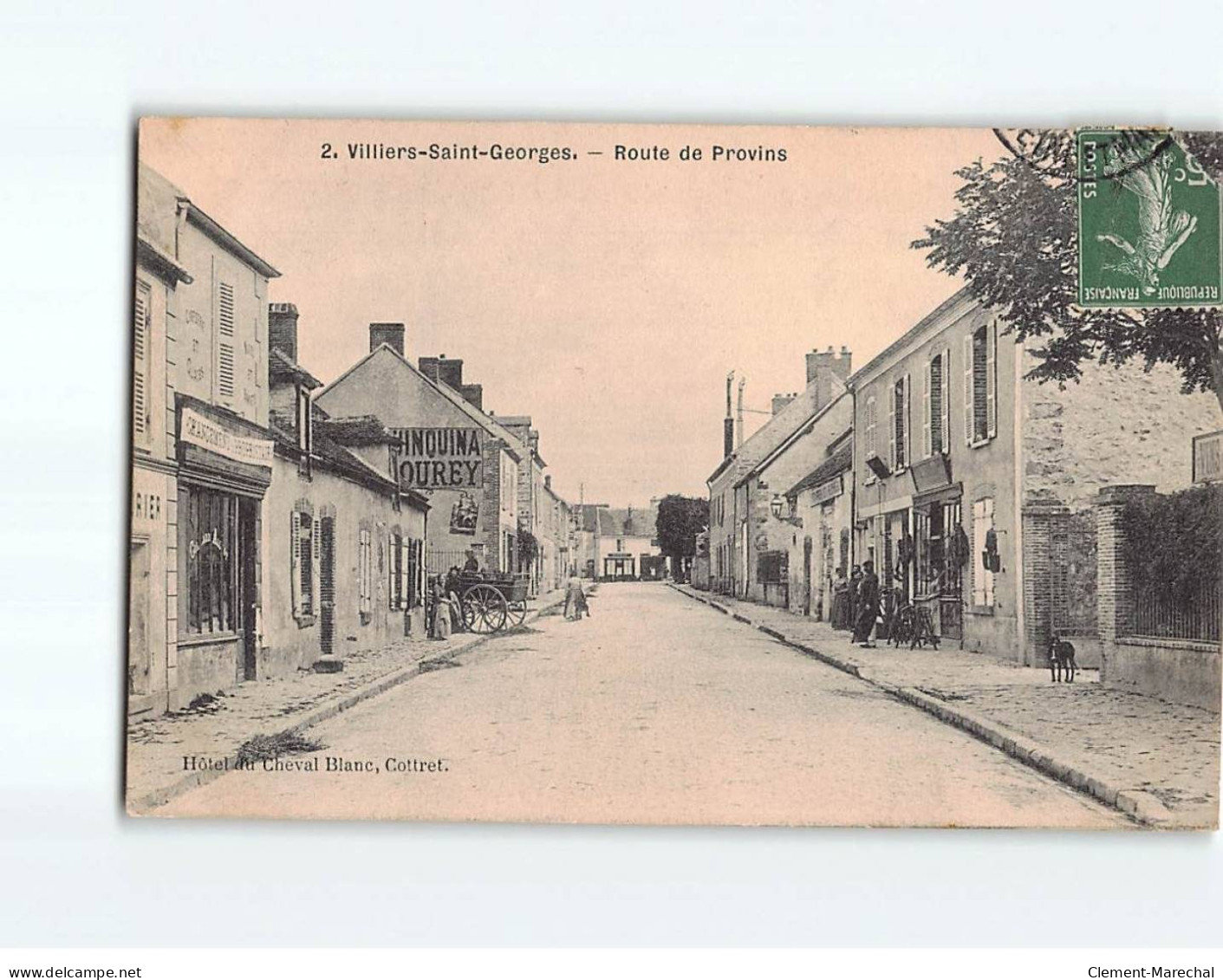 VILLIERS SAINT GEORGES : Route De Provins - Très Bon état - Villiers Saint Georges