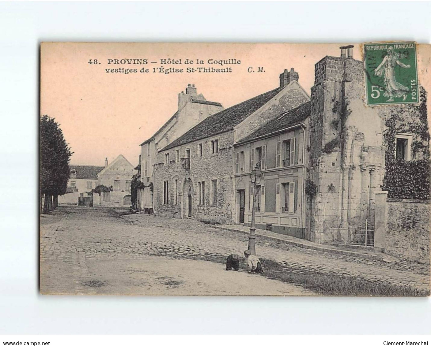 PROVINS : Hôtel De La Coquille, Vestige De L'Eglise Saint-Thibault - état - Provins