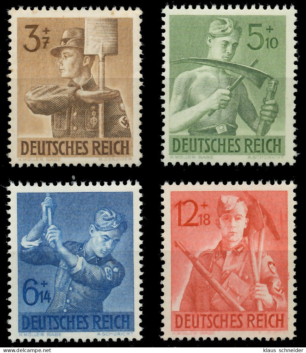 DEUTSCHES REICH 1943 Nr 850-853 Postfrisch S14538A - Nuovi