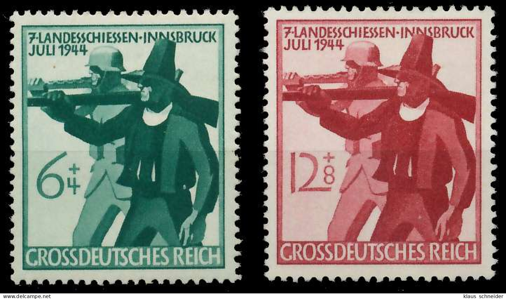 DEUTSCHES REICH 1944 Nr 897-898 Postfrisch S145702 - Neufs