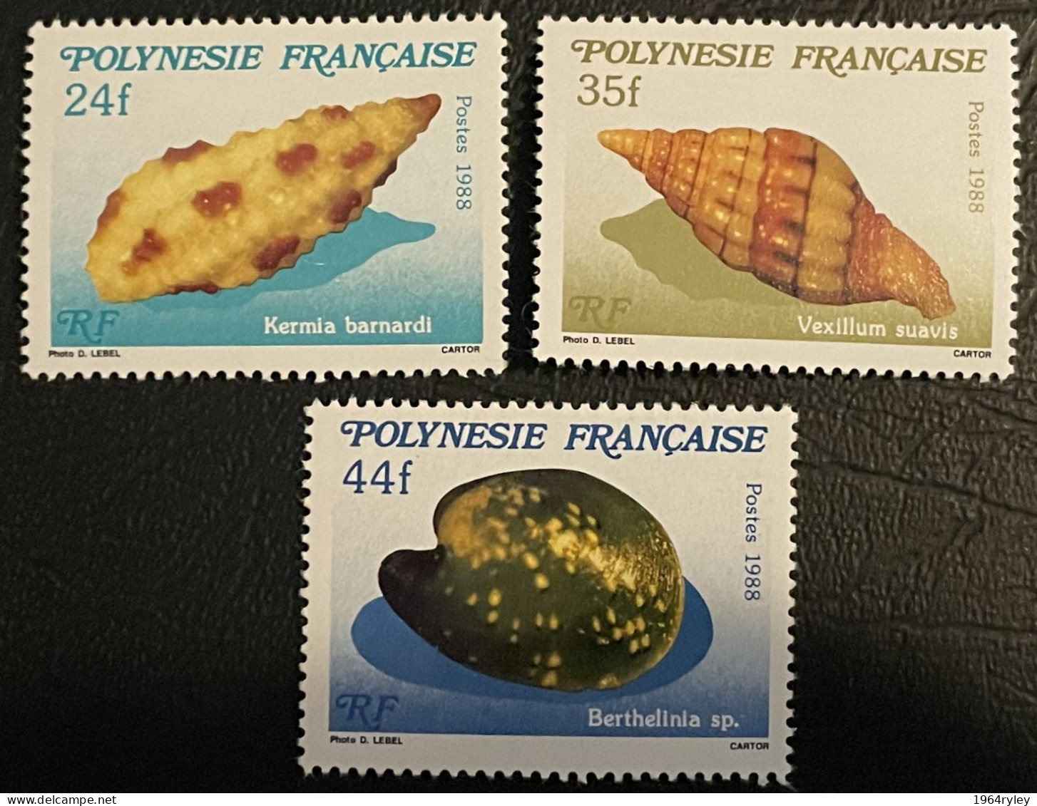 FRENCH POLYNESIA - MNH** - 1988 -  # 312/314 - Unused Stamps