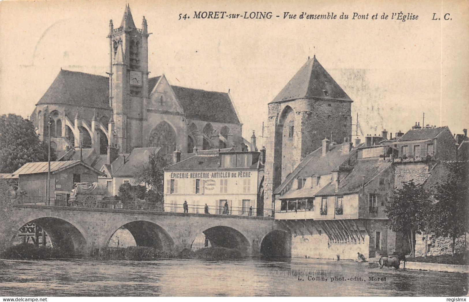 77-MORET SUR LOING-N°T2412-B/0297 - Moret Sur Loing