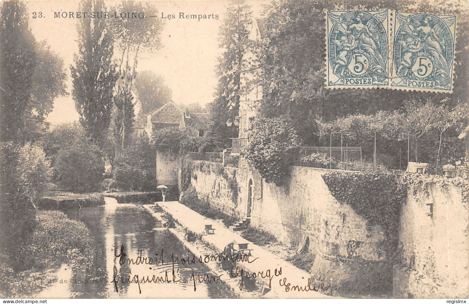 77-MORET SUR LOING-N°T2412-B/0277 - Moret Sur Loing