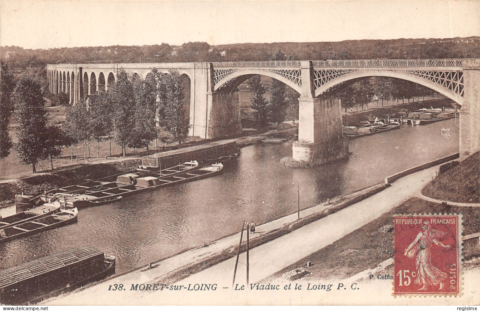 77-MORET SUR LOING-LE VIADUC-N°T2412-B/0225 - Moret Sur Loing