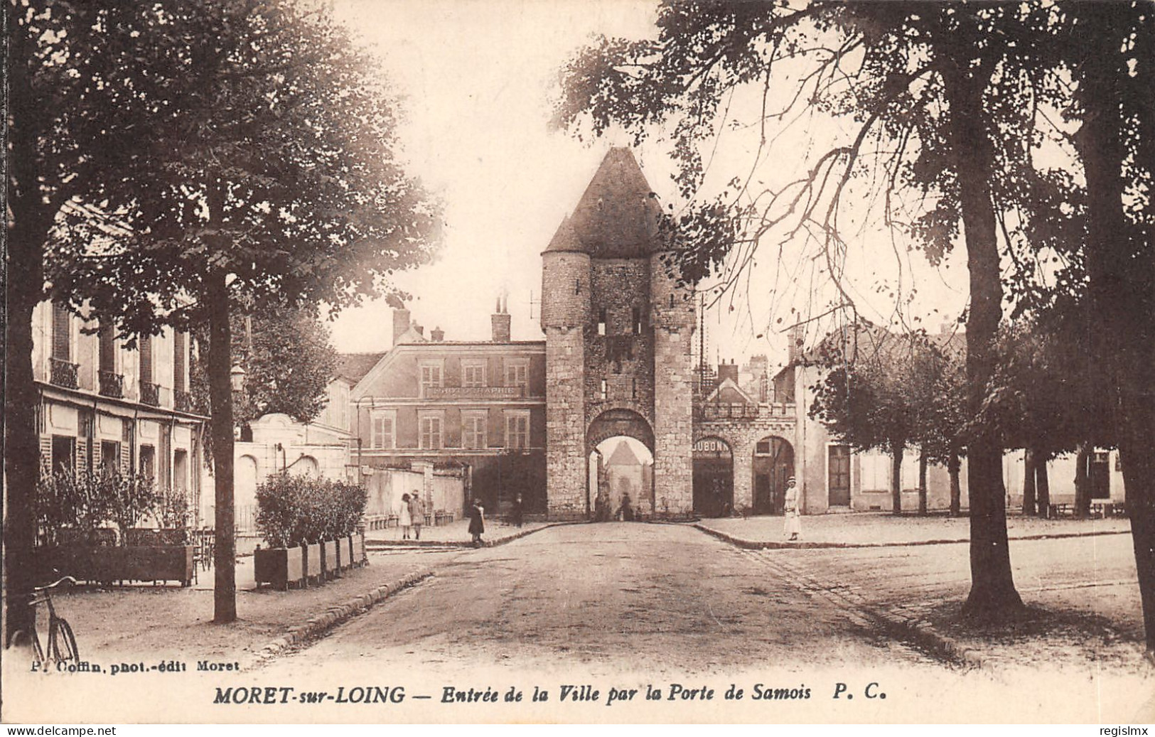 77-MORET SUR LOING-PORTE DE SAMOIS-N°T2412-B/0181 - Moret Sur Loing